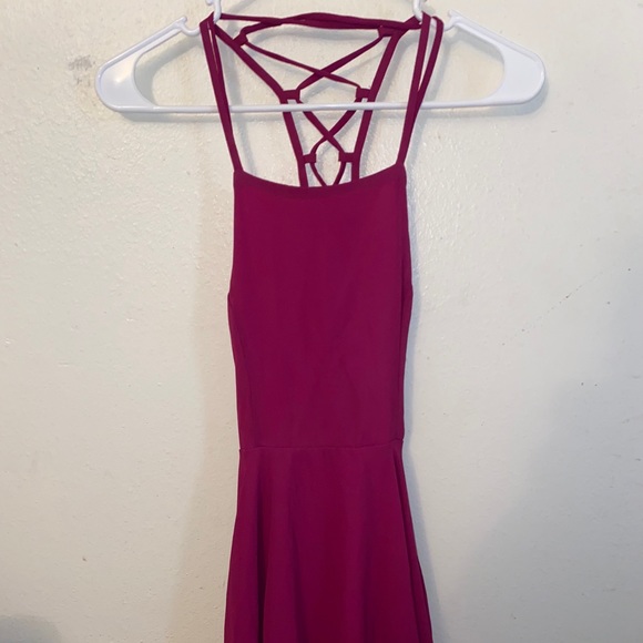 short pinkish-purple dress - Picture 2 of 2